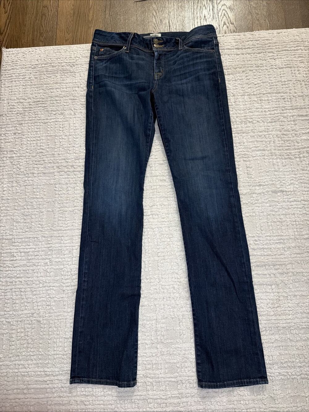 Hudson Ginny Straight Dark Wash Jeans - Size 31